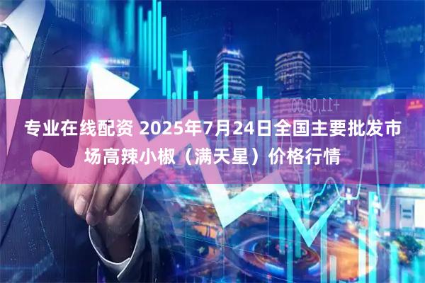 专业在线配资 2025年7月24日全国主要批发市场高辣小椒（满天星）价格行情